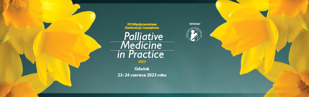 XVI Międzynarodowa Konferencja Czasopisma Palliative Medicine in Practice 2023